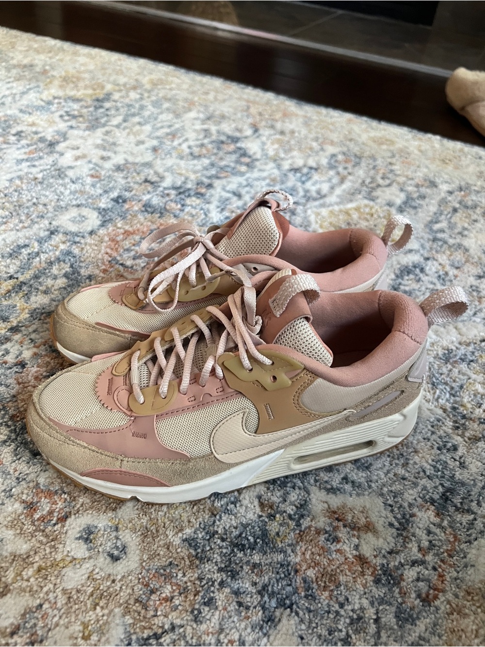 Nike Women’s Pink & Beige Air Max Style Sneakers